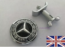 New Mercedes Benz Bonnet Badge Hood Emblem Sticker C S E Class 44mm w204 W211