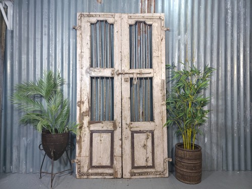Pair vintage rustic indian - rustic,