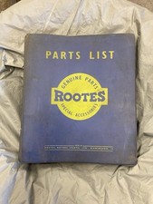 Rootes Parts List 6601039