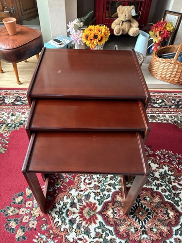 Plan quadrille teak nest of - g,