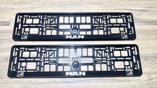 2x MAN Truck Trailer Plate