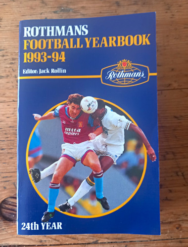 Rothmans football yearbook - rothmans,