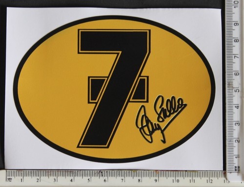 Barry sheene number sticker - barry,