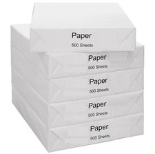 A4 WHITE PAPER PRINTER COPIER 1 2 3 4 5 REAMS OF 500 SHEETS PHOTOCOPY STATIONARY