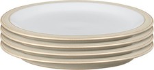 Denby Greenwich Medium Plate Set of 4, Cream
