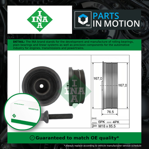 Crankshaft pulley fits - (tvd),