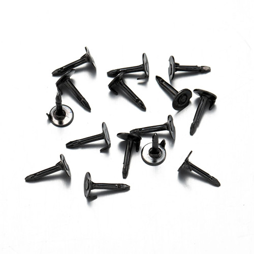 100pc metal locking pin back - 100pc,