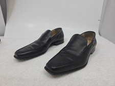 Cesare Paciotti Leather Square Toe Slip-On Loafers Made in Italy Men’s Shoes 90s