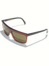 Cutler and Gross 0649 Sunglasses Red Full Frame Beown Lenses Luxury Eyewear