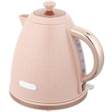 HOMCOM Electric Kettle, Fast Boil, 1.7L, 3kW, Auto Shut-off, Light Pink