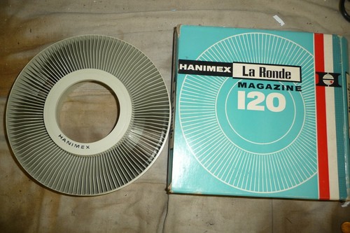 Slide projector carousel - , for