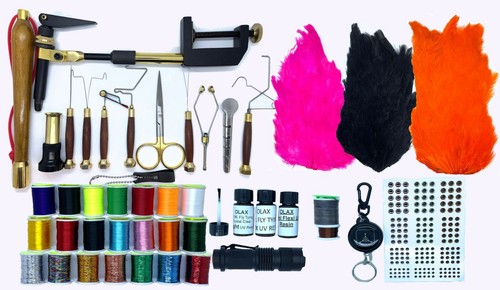 Dragon fly tying kit vise - tying,
