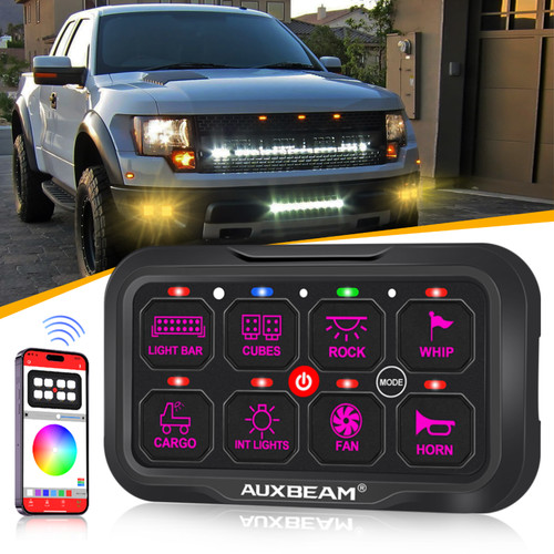 Auxbeam rgb gang switch - 8,