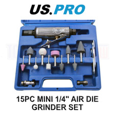 US PRO 15pc MINI 1/4" AIR DIE