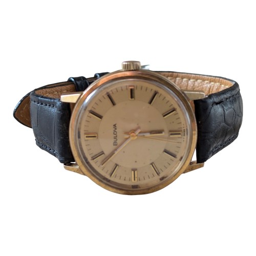 Bulova vintage mens watch gold - bulova,
