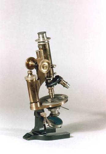 Microscope made reichert - microscope, c