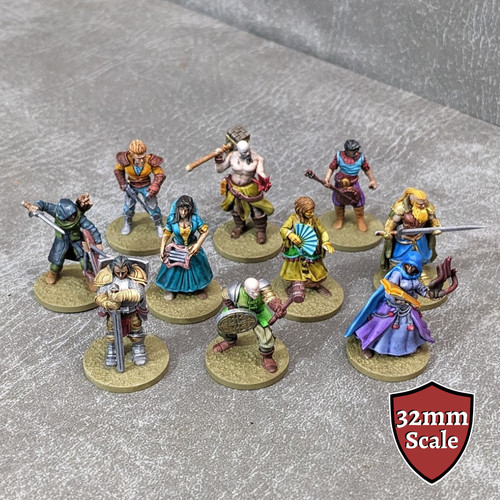 Heroes set 32mm dungeons and - 1,