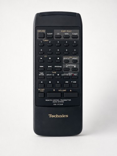 Technics rak sc304w remote - technics,