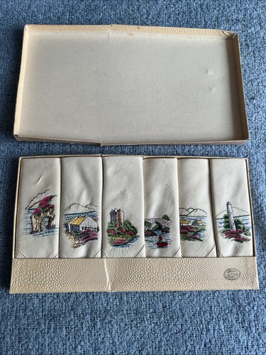Vintage irish linen napkins - vintage,