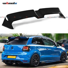 FOR VW POLO MK5 6R 6C OTG STYLE REAR ROOF BOOT SPOILER LIP GLOSS BLACK 2009-2017