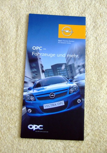 Opel opc range 2006 models - opel,