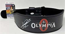 JAY CUTLER SIGNED MR OLYMPIA JOE WEIDER MENS LEATHER BELT JSA COA