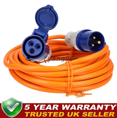 10m heavy duty hook - up, caravan