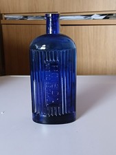 Old Oval Shape Cobalt Blue