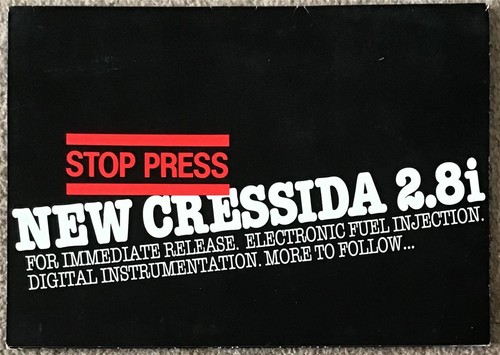Toyota cressida press - 2.8i,