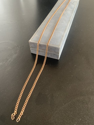 Solid 9ct gold chain 15g - 9ct, 24”