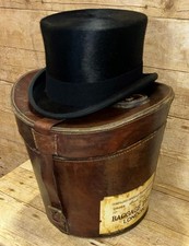 Vintage Black Fur Felt