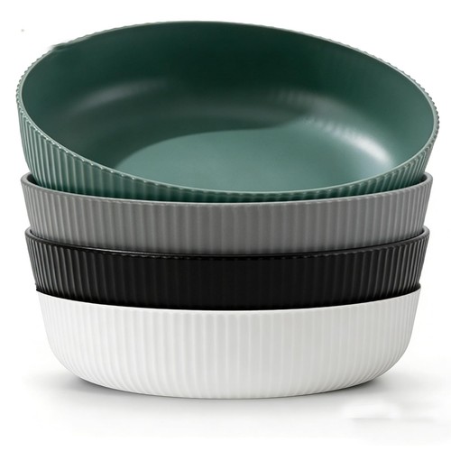 Color set pasta bowls large - 4-color,