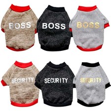 Letter Printed Dog Jumper