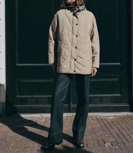 Zara water repellent quilted