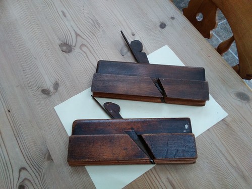 Vintage moulding planes - 2, x