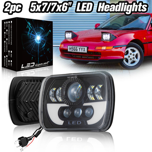 Pair 7x6 5x7 led projector - 5x7'',