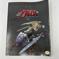 Zelda Twilight Princess GameCube Premiere Edition Strategy Guide w/ POSTER