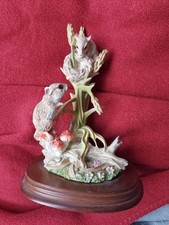 The Leonardo Collection Nature Studies 1991 - Pair of mice on corn - Rare piece.