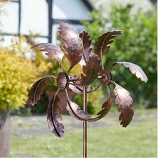 Smart Garden Outdoor Garden Oak Leaf Wind Spinner