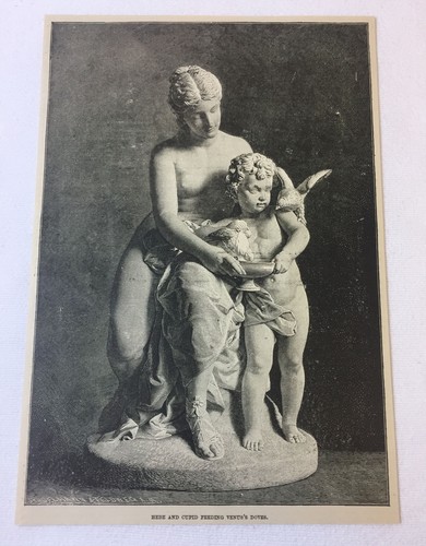 1887 magazine engraving hebe - magazine, ~