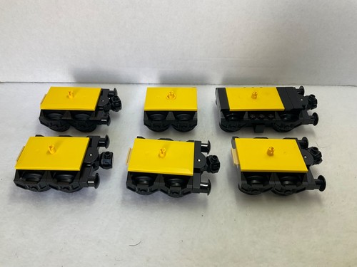 Assorted lego train - 6, bogies