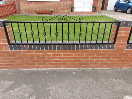 Garden railings - garden,