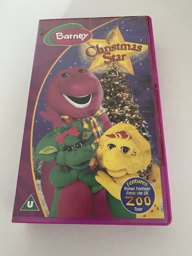 Barney christmas star - star, vhs