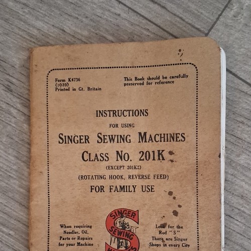 Singer class 201k sewing - 201k,