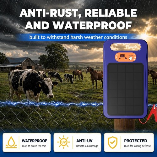 Solar electric fence - solar, 5