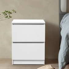 Drawer white bedside storage - bedside,