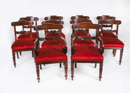 Antique set high regency - of, 10