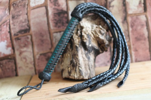 Leather flogger whip bdsm - flogger,