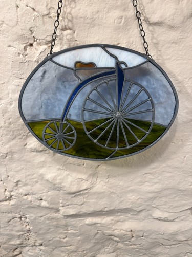 Vintage stained glass artwork - vintage,