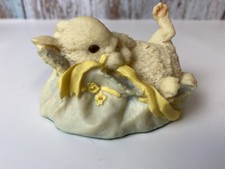 Vintage Aynsley Mastercraft Bunny Rabbit Hand Painted Figurine England